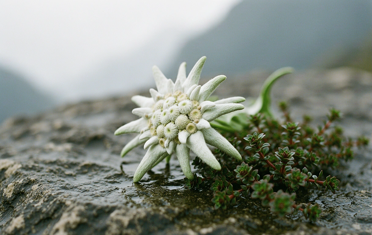 Alpine Flora Textur