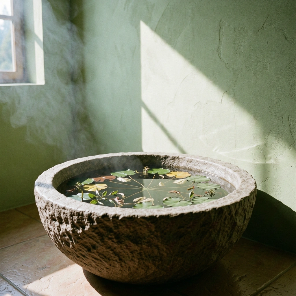 Licht und Schatten im Spa